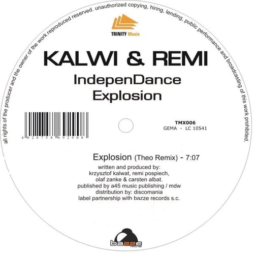 Kalwi, Remi - Explosion (Theo Remix)